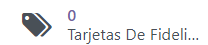 Botón inteligente de tarjetas de fidelidad
