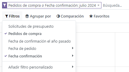 Use los filtros para hacer informes más precisos