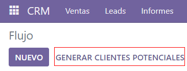 Activa el boton de generar clientes potenciales