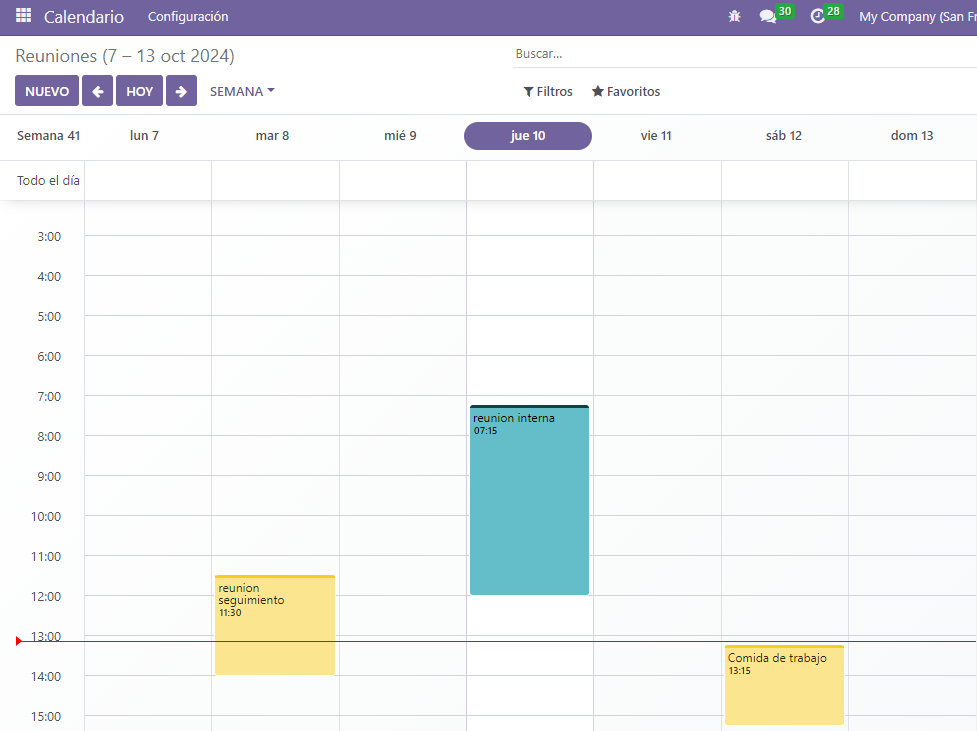 Overview of Calendar app.