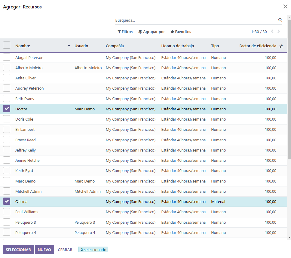 Resource Combination Form