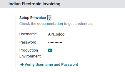 Configuración del servicio de facturación electrónica