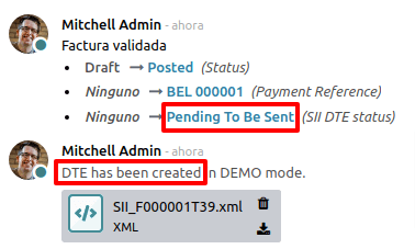 Estado de creación de boletas electrónicas STE.