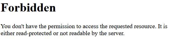 Prohibido. No tiene permiso para acceder al recurso solicitado.