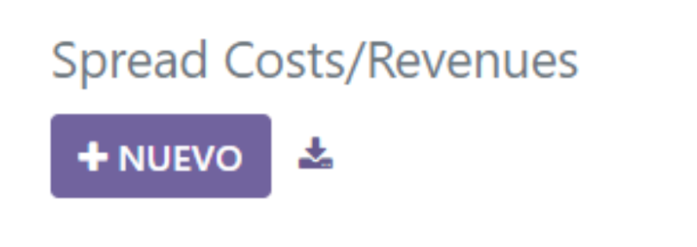 Configuración de spread cost en Odoo Contabilidad