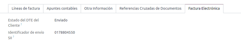 Mensaje con la aceptación comercial del cliente.