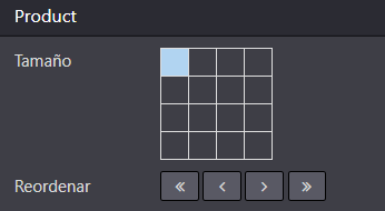 Reorganización de productos en el catálogo