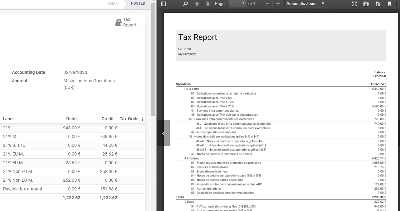 descargue el PDF con su reporte de impuestos